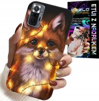 ETUI DO XIAOMI NOTE 10 PRO - SŁODKI LISEK ZWIERZĘTA LEŚNE CASE +SZKŁO