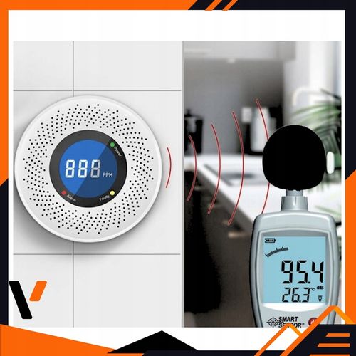 CZUJNIK CZADU DETEKTOR TLENKU WĘGLA EKRAN LCD CERTYFIKOWANY GŁOŚNY SYGNAŁ na Arena.pl