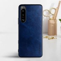 Etui AIORIA Vintage LEATHER do Sony Xperia 5 III niebieski