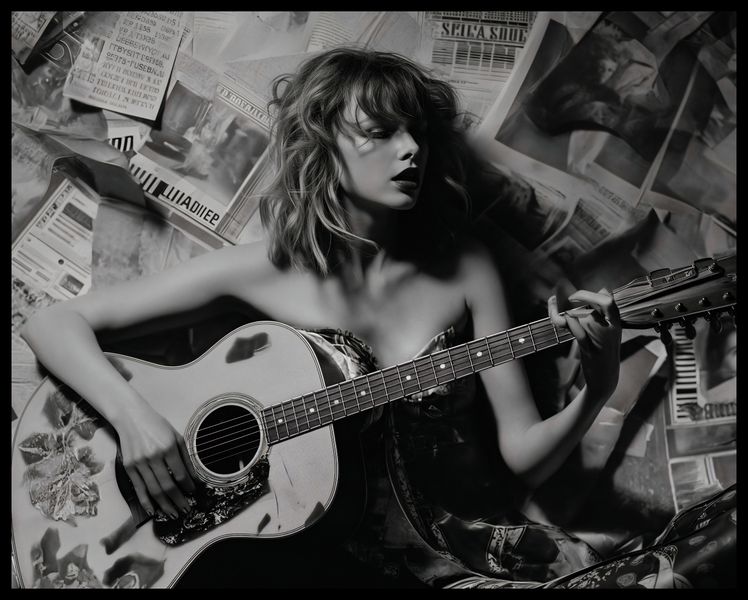 Plakat 76x60,5cm Młoda Gitarzystka zdjęcie 2