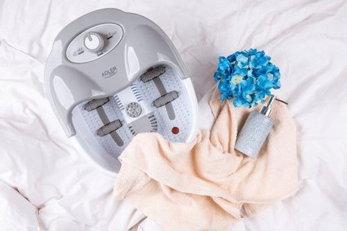 Masażer do stóp wodny hydromasażer do nóg podczerwień 4 rolki 3 nasadki na Arena.pl