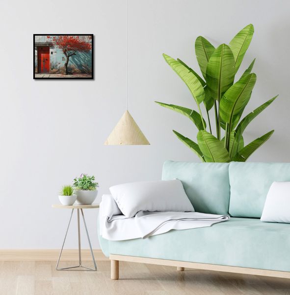 Plakat 40x30cm Widok Na Dawne zdjęcie 4