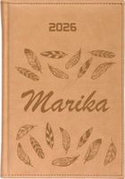 GRAWEROWANY KALENDARZ DZIENNY A5 2026 PLANER DUŻO WZORÓW Z IMIENIEM