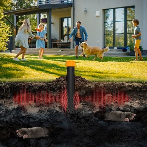 ODSTRASZACZ NA KRETY NORNICE SZCZURY ODSTRASZACZ KRETÓW NORNIC DO 800 na Arena.pl