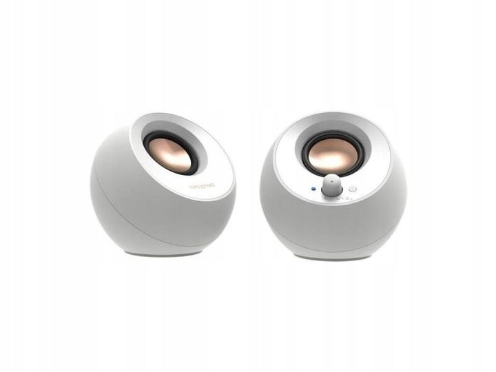 Głośniki komputerowe 2.0 Creative Pebble V3 białe 8 W zdjęcie 5