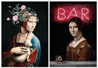 Zestaw dwóch plakatów da vinci 29,7x42 cm A3