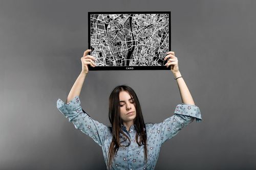 Deco Panel, Plan miasta Kair 120x80 na Arena.pl