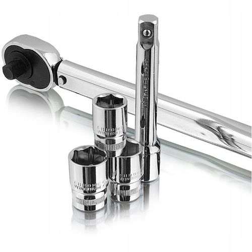 KLUCZ DYNAMOMETRYCZNY 1/2" 28-210NM + 3 CHROMOWANE NASADKI 17 19 21mm na Arena.pl