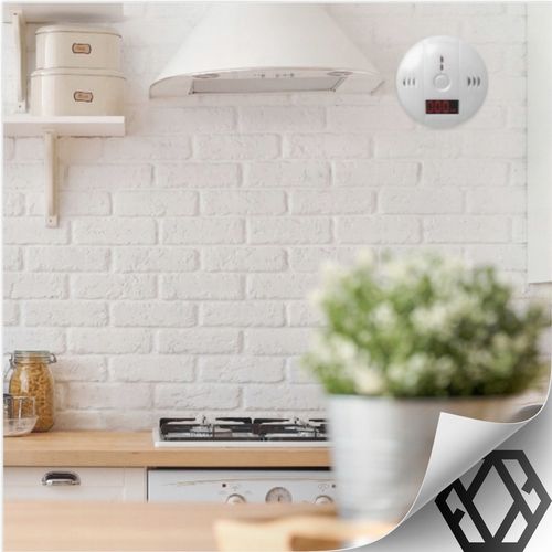 CZUJNIK CZADU TLENKU WĘGLA DETEKTOR CO BEZPRZEWODOWY LCD GŁOŚNY 85dB na Arena.pl