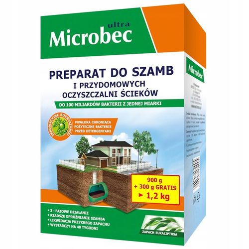 BIO MICROBEC Ultra 10 x MOCNIEJSZY BAKTERIE 1,2 kg na Arena.pl