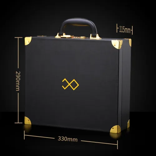 lockink zestaw akcesoriow w walizce kpl brązowy zamek szyfrowy na Arena.pl