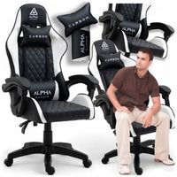 FOTEL DO GRANIA KUBEŁKOWY BIUROWY KRZESŁO DLA GRACZA GAMINGOWY DO BIURKA