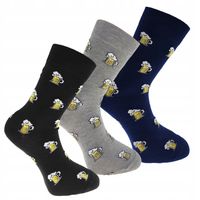 MORAJ Skarpety Męskie Kufel Piwa 3PARY SOCKS 39-42