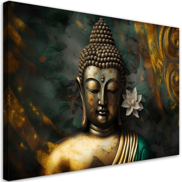 Emaga Obraz na płótnie, Budda Abstrakcja Zen - 60x40 zdjęcie 1