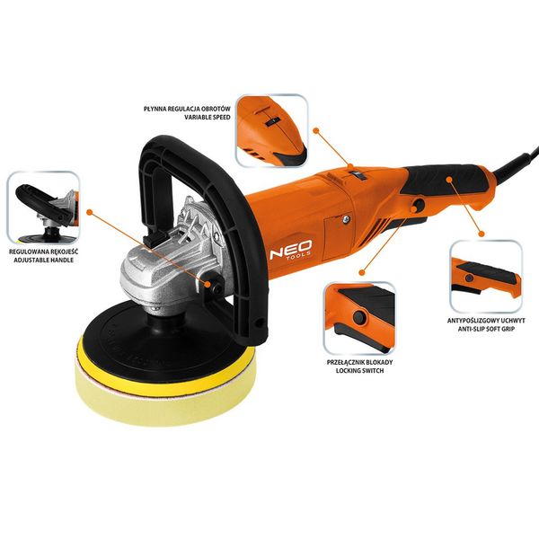 POLERKA 900W 150MM - T N04-701 zdjęcie 7