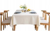 Obrus 140x240cm Plamoodporny Beżowy