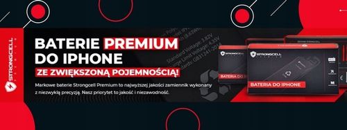 Bateria iPhone SE 2020 STRONGCELL, A2275, A2298 Większa Pojemność ŚWIEŻA na Arena.pl