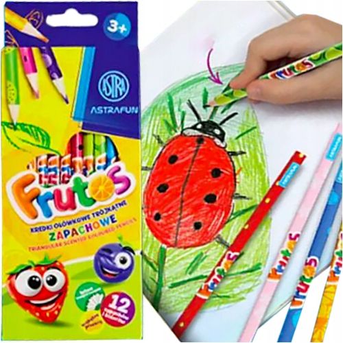 Kredki Ołówkowe Zapach.trójk. Astrafun Frutos na Arena.pl