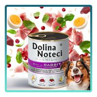 MOKRA KARMA DLA PSA DOLINA NOTECI PREMIUM PUSZKA PIES MIX SMAKÓW 10 X 800G
