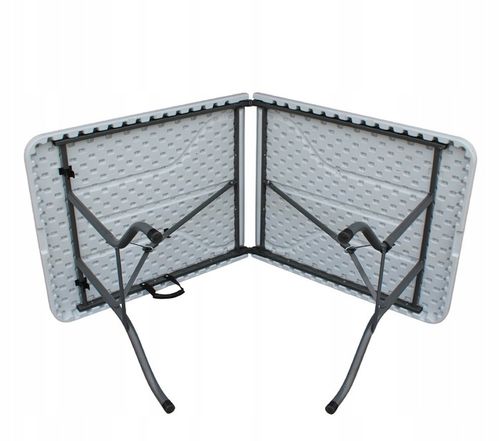 STÓŁ CATERINGOWY Składany w Walizkę TURYSTYCZNY Przenośny Rozkładany 180 cm na Arena.pl