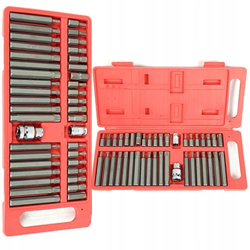 KOMPLET ZESTAW BITÓW TORX HEX SPLINE 40 ELEMENTÓW S10631 na Arena.pl