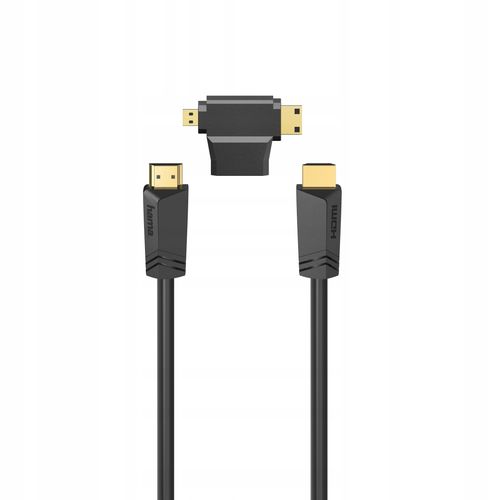 Kabel HAMA HDMI - 4K 1,5 m + adapter mini/micro na Arena.pl
