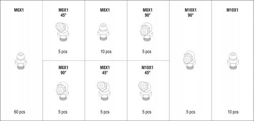 YATO ZESTAW KOMPLET KALAMITEK METRYCZNYCH SMAROWNICZKI 110 YT-06888 ETUI na Arena.pl