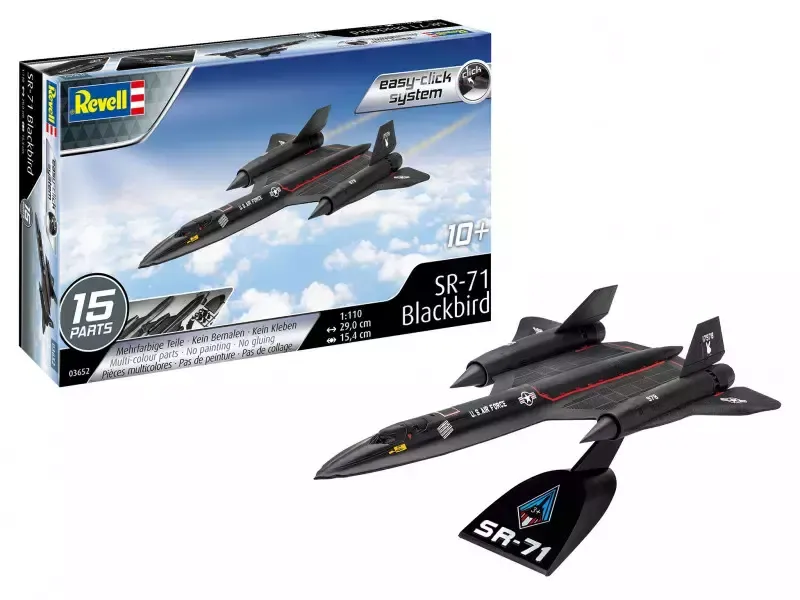 Model plastikowy SR-71 Blackbird Easy-Click 1/110 zdjęcie 1