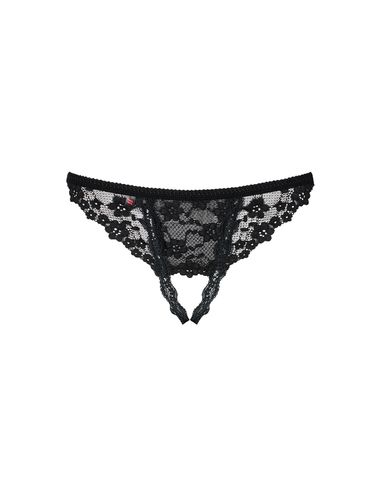 bielizna letica stringi otwarte czarne  s/m na Arena.pl