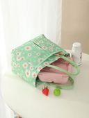 Torba Termiczna Izolacyjna Na Drugie Śniadanie Lunch Stokrotka Zielona