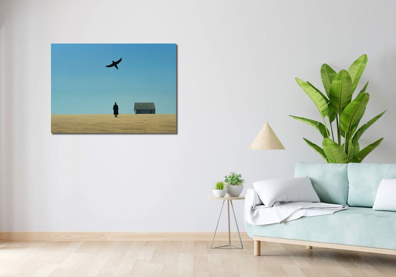 Obraz 100x70cm Samotny i Wolny zdjęcie 2