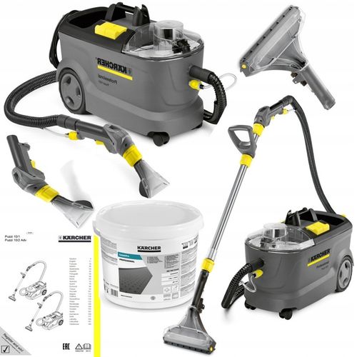ZESTAW PIORĄCY ODKURZACZ KARCHER PUZZI 10/1 PLUS PROSZEK RM 760 10KG MEGA na Arena.pl