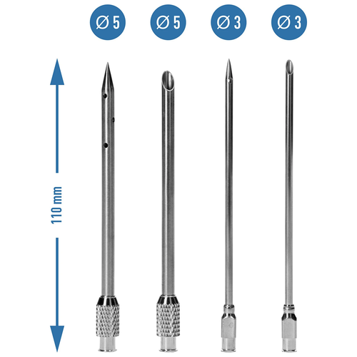 Nastrzykiwarka wędliniarska półautomatyczna z zestawem igieł i wężykiem na Arena.pl