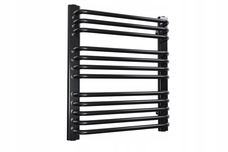 GRZEJNIK ŁAZIENKOWY STELLA 1580x550 CZARNY POŁYSK zdjęcie 1