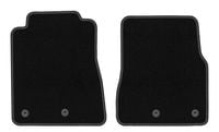 Dywaniki przednie welurowe czarne do: Ford Mustang MK5 FL 2011-2014 coupe