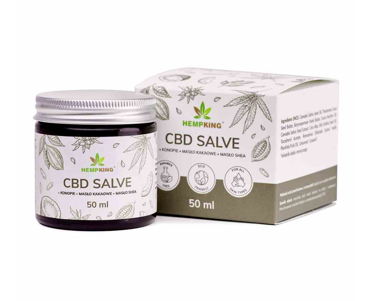 CBD Salve - maść konopna 50ml - HEMPKING zdjęcie 1