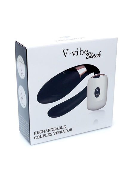 Stymulator-V-Vibe Black Usb 7 Function / Remote Control zdjęcie 11