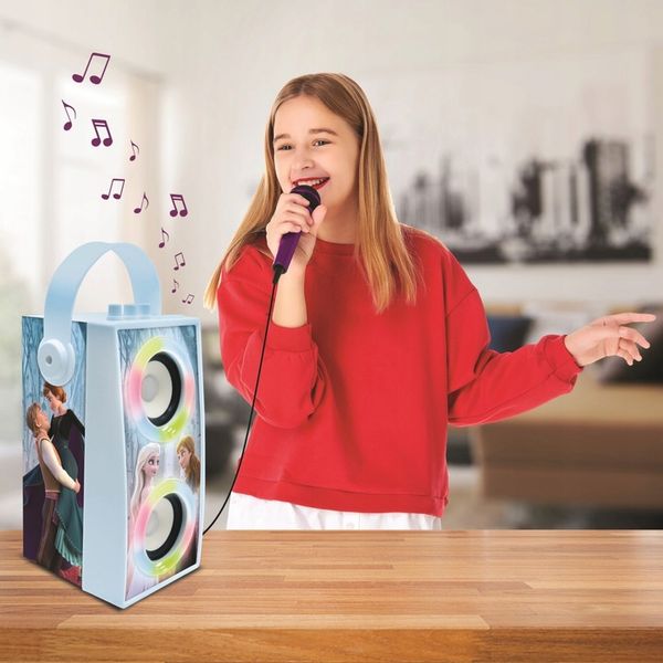 Kraina Lodu 2 Głośnik Karaoke LED Mic Bluetooth zdjęcie 7