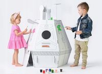 Kartonowy Kapsuła Ratunkowa do malowania i samodzielnego złożenia Tektorado