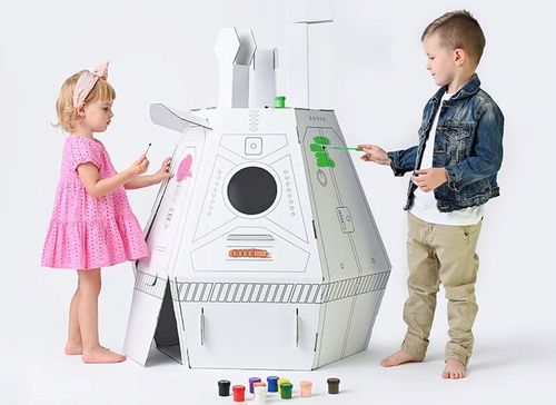 Kartonowy Kapsuła Ratunkowa do malowania i samodzielnego złożenia Tektorado na Arena.pl