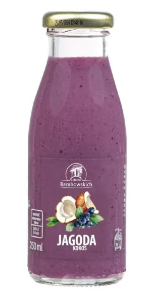 Smoothie Jagoda - Kokos 250 ml - Rembowscy zdjęcie 1