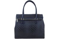 Elegancka torebka do pracy - Granatowa