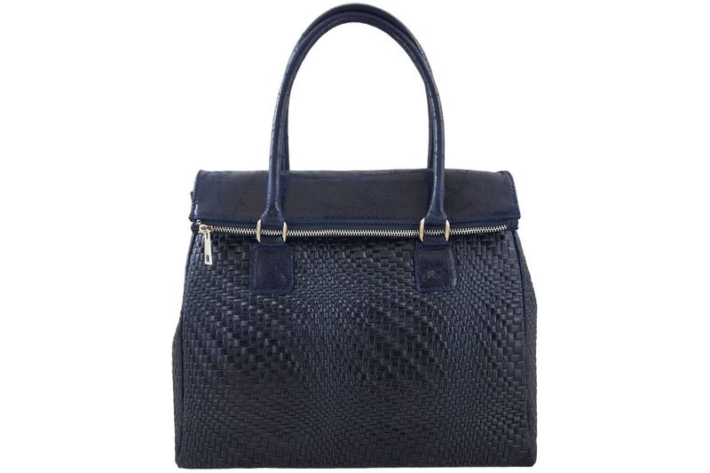 Elegancka torebka do pracy - Granatowa zdjęcie 1