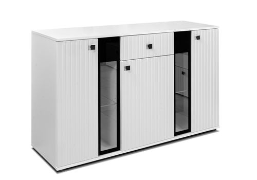 Komoda Salsa 140 lamele witryna pojemna na Arena.pl