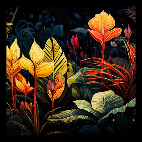 Plakat 30x30cm Tropikalna Symfonia na Arena.pl