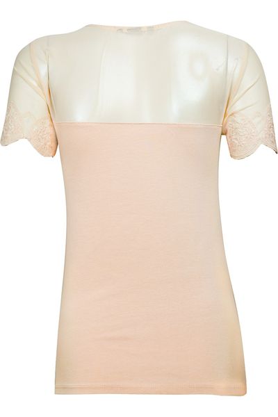 Bluzka Pudrowy Róż, Szyfon - 36 / S zdjęcie 2