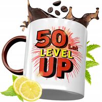 Kubek Bordowy 50 Urodziny Na Urodziny Prezent Z Nadrukiem Ze Zdjęciem