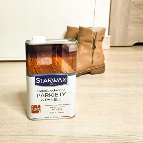 EMULSJA OCHRONNA PŁYN DO PODŁÓG PARKIETY & PANELE 1 L STARWAX na Arena.pl