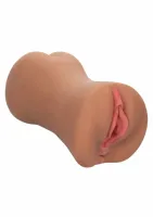 calexotics stroke it dual entry - podwojny rękaw intymny pure skin 2kg