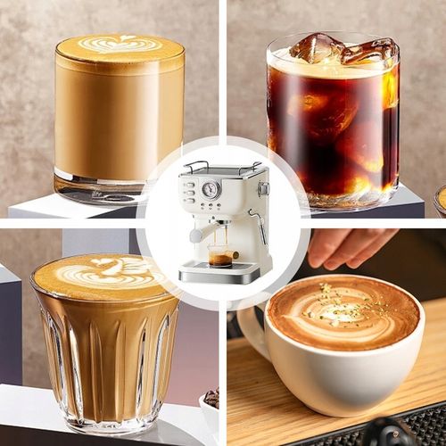 Ekspres do kawy Ciśnieniowy Automatyczny 20bar 1350W 1.5L +Spieniacz Mleka na Arena.pl